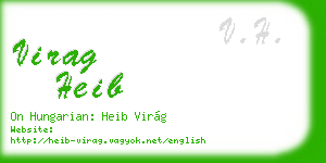 virag heib business card